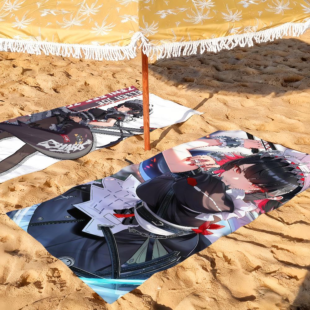 Game Zenless Zone Zero Ellen Towel Drying Bath Towel Applicable To Light Swimming Camping Yoga Beach Out