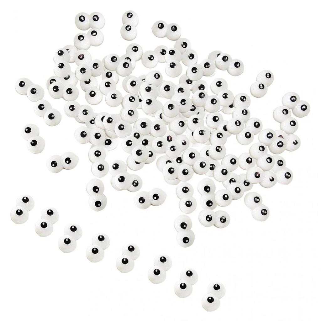 100 Pieces Siamese Eye Accessories Projects Plush Doll Accessory Supplies DIY Eyeballs Cartoon Sewing Doll Playset Accessories