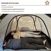 Cold-Proof Winter Camping Tent: Portable, Rainproof, Flame-Retardant, Sun-Protected, Large Tunnel Design with Rear Room