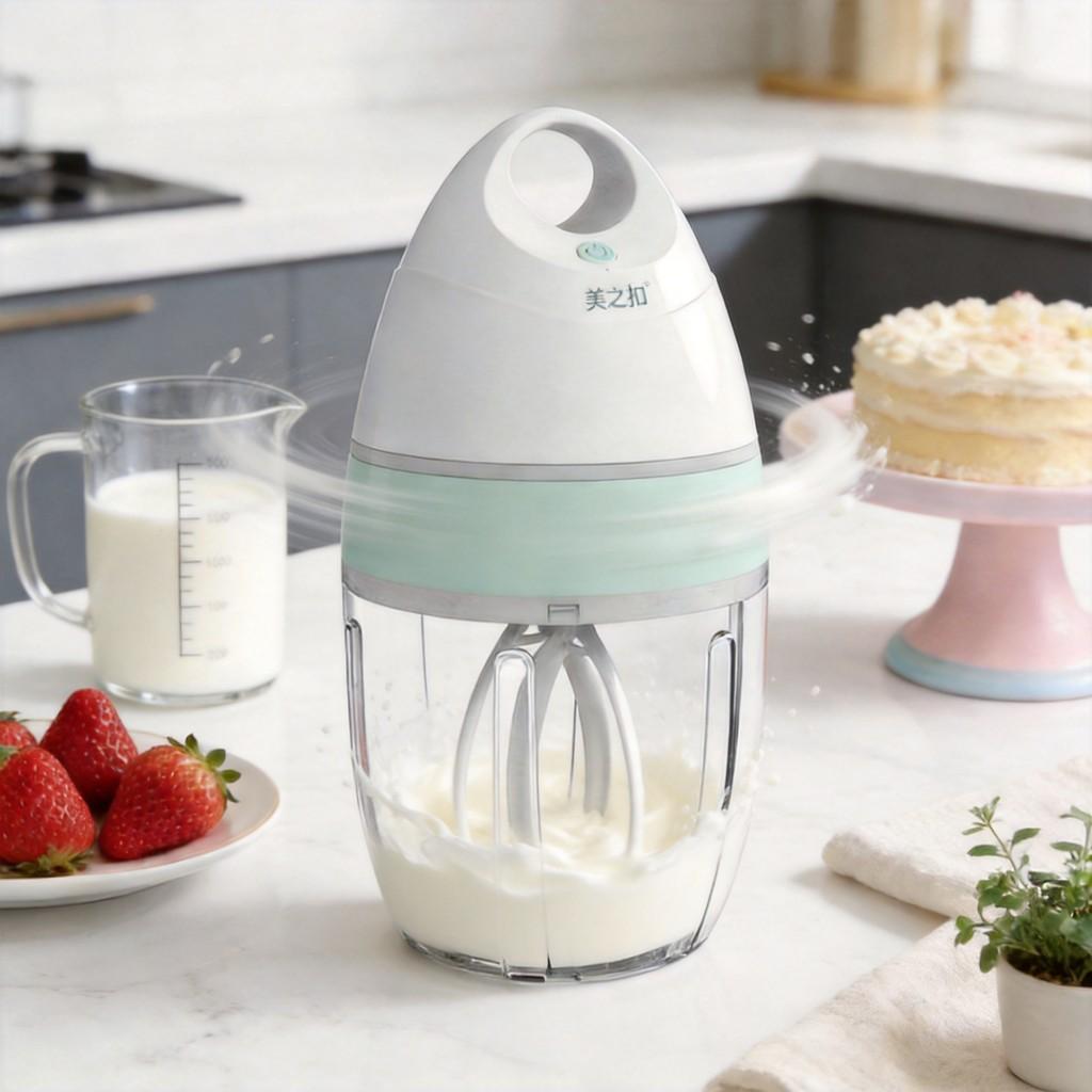 Elektrischer Schaumschläger für Zuhause und Küche mit automatischem Schneebesen für Backen und Dessertzubereitung