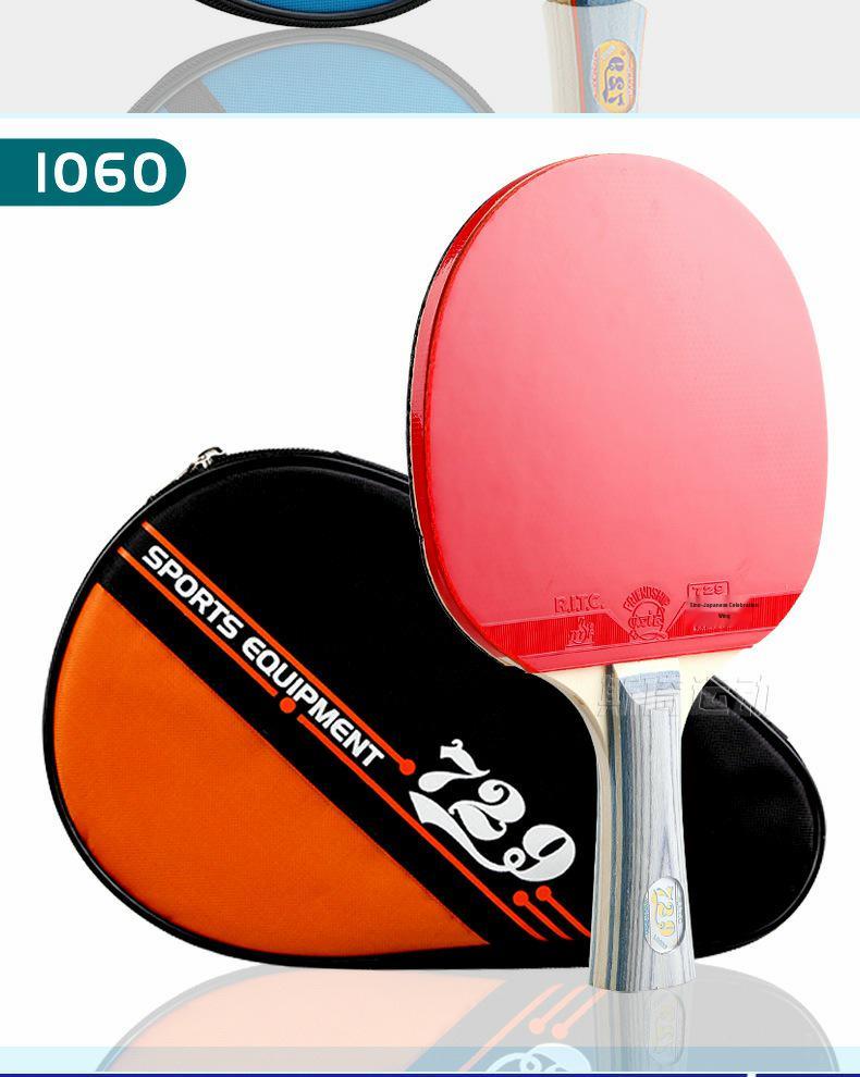 729 Beginner Table Tennis Racket for Kids - Straight Handle Shakehand, Ping Pong Racket