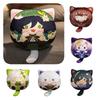 Genshin Impact Cartoon Spherical Plush Doll Pillow Pendant Soft Cushion Stuffed