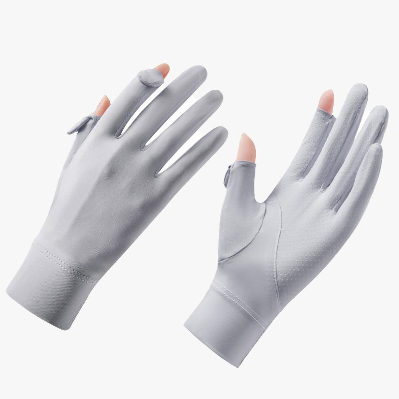 Sunscreen Gloves for Women with Ultraviolet Rays Summer Electric Car Anti Slip Thin Touch Screen Riding Sunscreen Gloves for Women