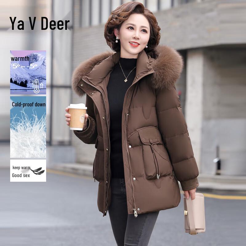 

Женская модная зимняя пуховая куртка с капюшоном Yalu 4XL