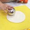 1pcs Stainless Steel Rolling Dough Ball M/S Size Dumpling Skin Special Rolling Pin Easy To Clean For Baking Pizza Pastry Tools