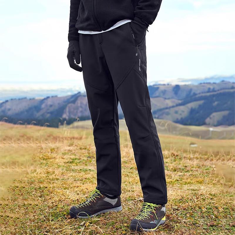 Tuoluzhe Tibetan Wolf Winter Fleece-Lined Hiking Pants XXL