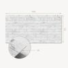 Self-adhesive Vinyl Flooring with Graphics for the Kitchen 100x50 Cm, Marble-like Pattern