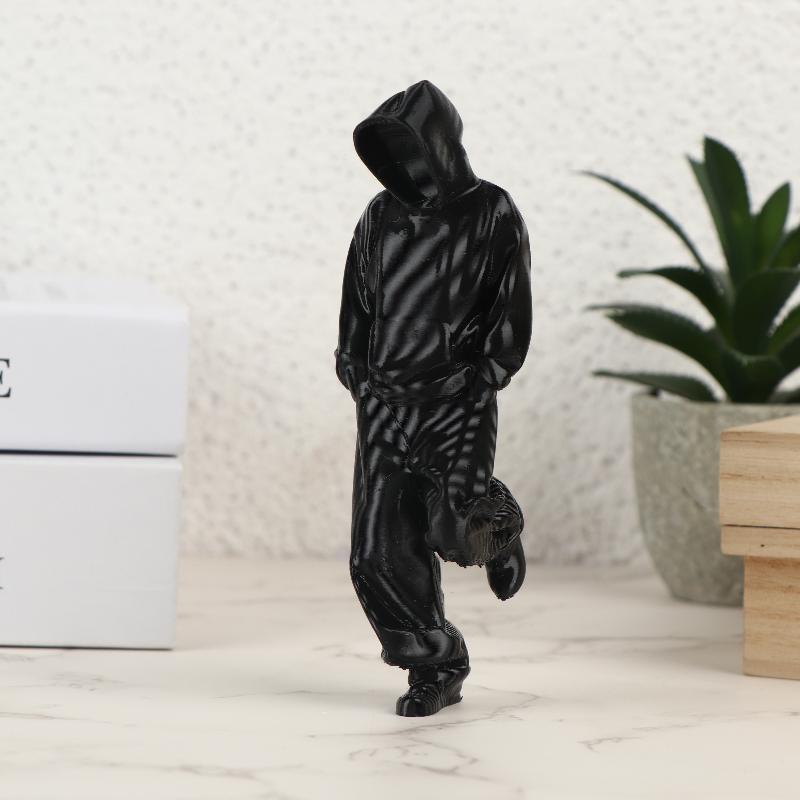 1/2 Stück 3D-gedruckte Figur des gesichtslosen Denkers, Heimdeko, Wohnzimmerdekoration, Bastelbedarf, Ornamente, Accessoires