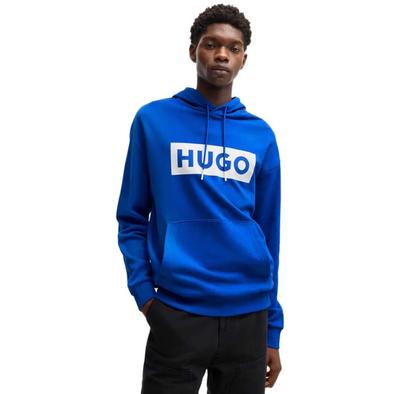 HUGO Nalves 10249110 BLU felpa con cappuccio