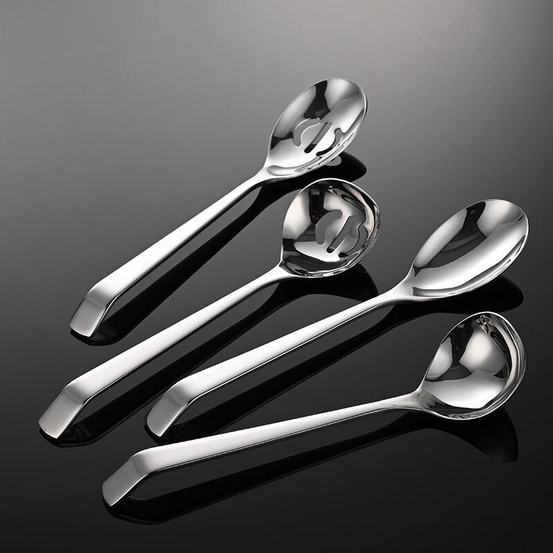 Ru Han Stainless Steel Serving Ladle & Strainer Set