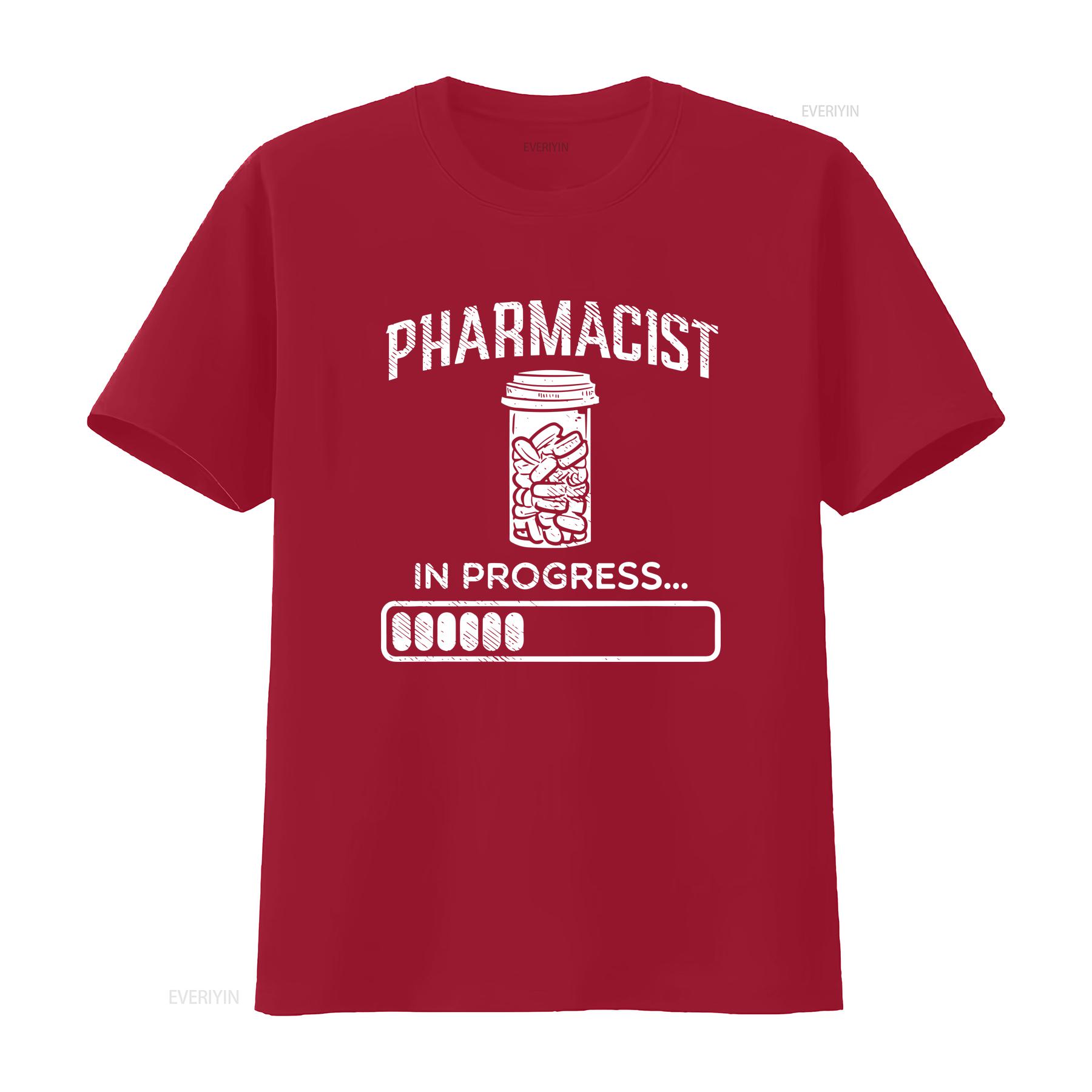

PharmacisT T Shirt Pharmacy Tech Graduate Best In Progress vintage Washed fashion designer clothes streetwear Breathable S