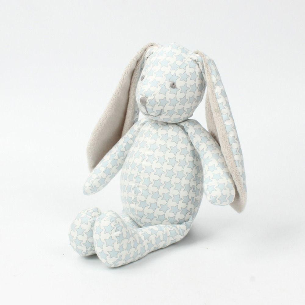 Long Ears Cartoon Rabbit Plush Toys 30cm Size Stuffed Animal Toy Appease Sleeping Toys Room Decor