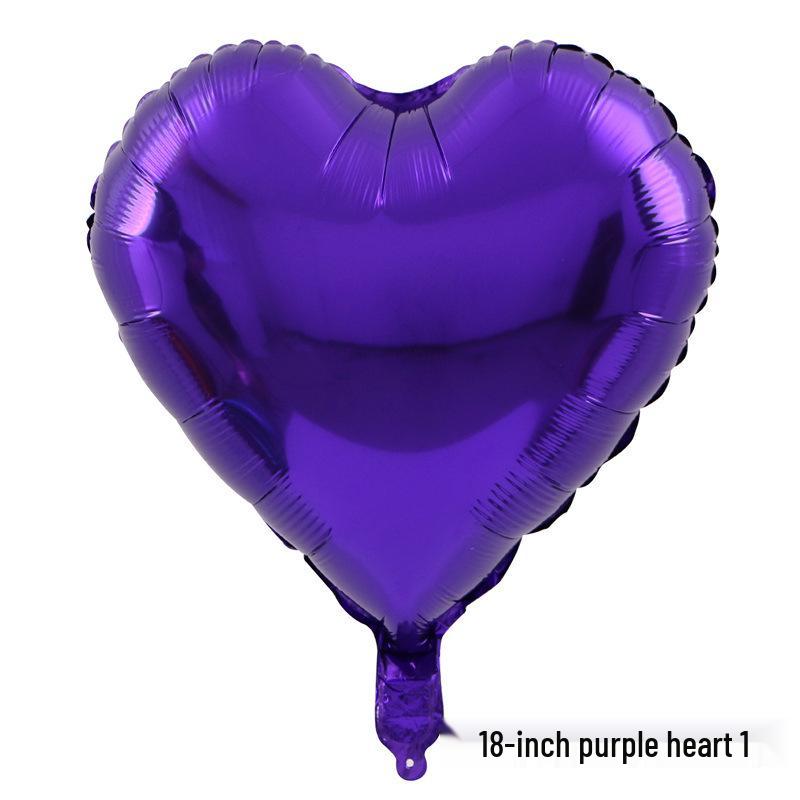 18-inch Hartvormige Aluminiumfolieballon voor Bruiloften en Valentijnsdagfeesten