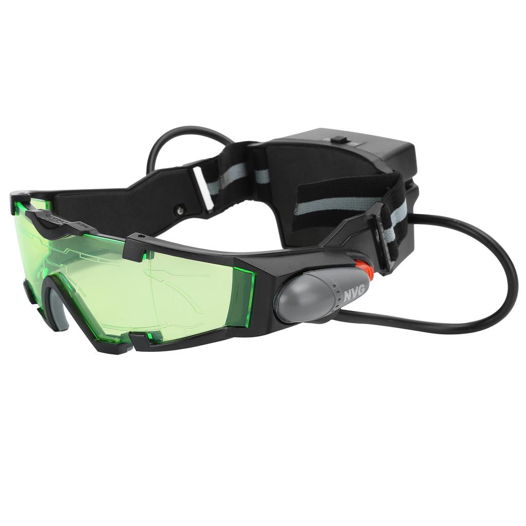 Night Vision Glasses with Light Adjustable Windproof Dustproof LED Glasses for Riding Skiing