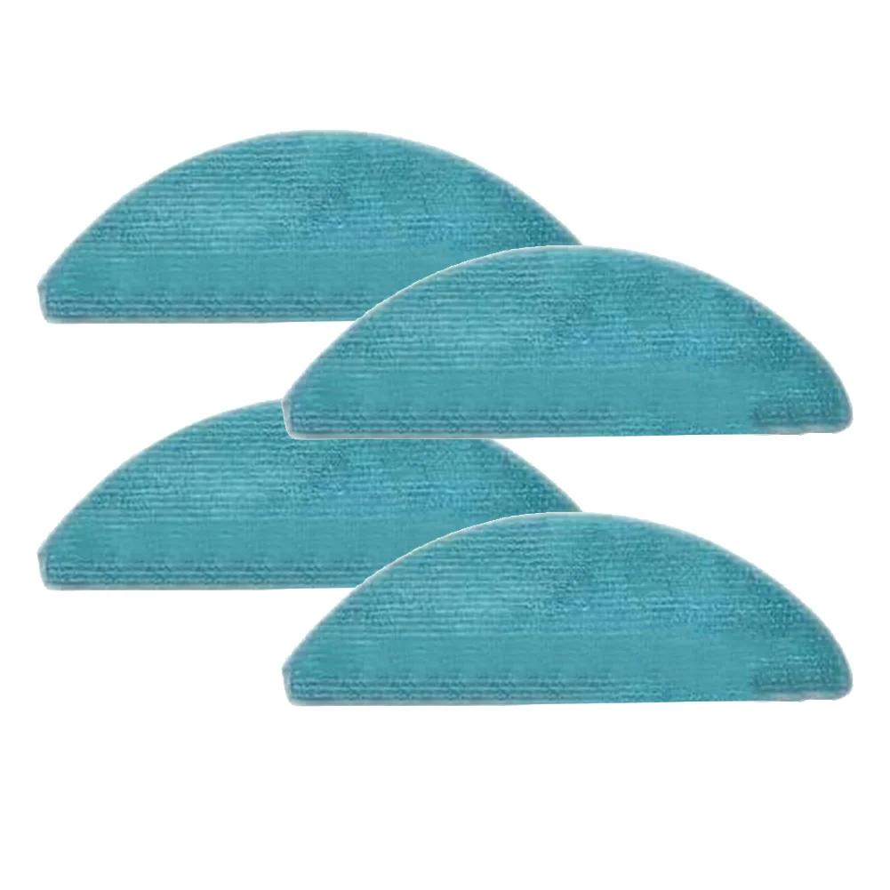 4 Pack Microfiber Mop Cloth Kit For Cecotec For Conga M50 Robot Vacuum Cleaner Replacement Floor Mopping Accessory