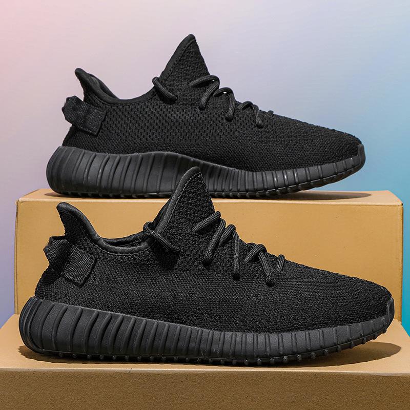 

350 coconut shoes men s and women s soft-soled breathable mesh shoes work black men s shoes running casual sports shoes large size 35