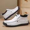 38-48 Herren Retro Freizeitschuhe, Große Größen Handgemachte Echte Leder Freizeitstiefel Knöchelhohe Stiefel