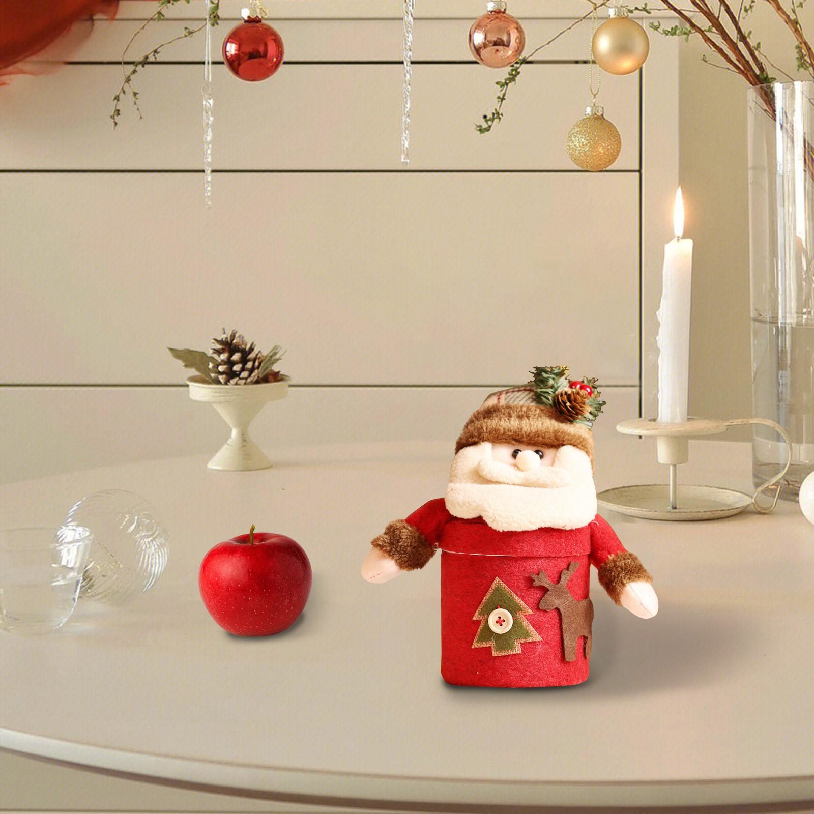 

Рождественская коробка Снеговик Кукла Лось Коробка Подарочная коробка для детского сада Рождественские украшения One Size красный