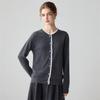 Lekasha Women's Sweet Cashmere Cardigan - Long Sleeve Round Neck Knitwear