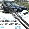 Für Mercedes-Benz C-Klasse W205 2014 Limousine Frontscheibenwischergummi Fenster Windschutzscheibenwischer Bürsten Reinigung Auto Zubehör