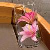 Cherry Flower Phone Case For Samsung Galaxy S25 S24 S23 S22 S21 S20 FE Note20 Note10 Edge Plus Ultra Lite 5G Clear Back Cover