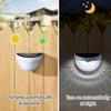 Solar Deck Lights,Solar Powered Fence Lights Dusk To Dawn LED Wall Light Outdoor Lighting Decoration for Step Yard Stair Patio Garden Warm Light