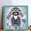 Animal Full 11CT DIY Stamped Printed Cross-Stitch Kits 40x40cm Cross Stitch Art and Crafts Kits for Adults Home Decor
