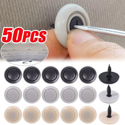 Plastic Car Roof Buckle Auto Ceiling Cloth Fall Off Fixing Screw Automatic Shed Ceiling Fabric Repair Interior Decoration Buckle