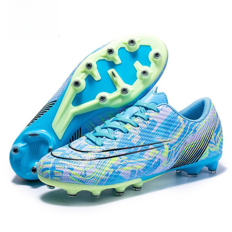 Zhenzu Men's Low-Top AG Spiked Lawn Football and Frisbee Training Shoes