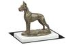 Great Dane I - dog figurine, figure on a white base, trophy for Art-Dog dog show exhibition