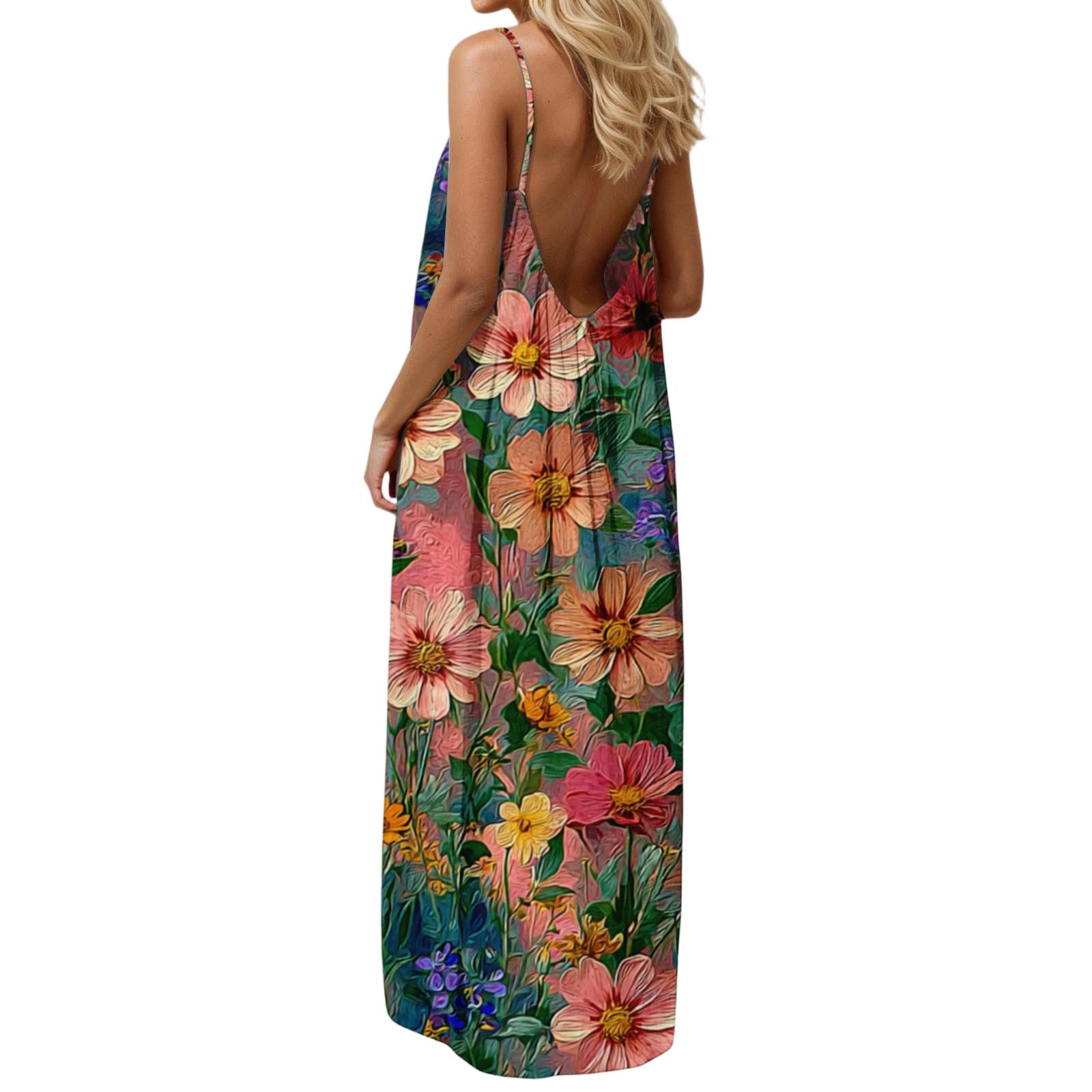 

Жіноча повсякденна, модна та ретро сукня з принтом XL