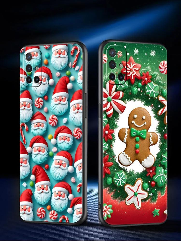 New Year Christmas Phone Case For Oneplus 13R 13 12R 11 10T 10R Nord N100 N200 N10 10 9 9R 9RT CE 3 2 Z Pro 5G Soft TPU Cover