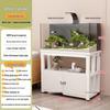 Ultra-Clear Glass Fish Tank with Integrated Stand and No-Change Water System