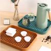 1pc Drain Tray Creative Filter Double Layer Non Slip Water Control Kitchen Cup Tableware Tea Tray Plastic Storage Box Household