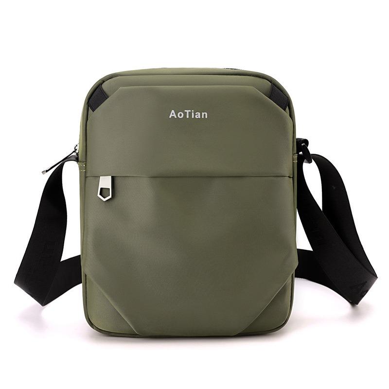 Men's bag new large-capacity multi-compartment shoulder business commute simple messenger bag fashion bag