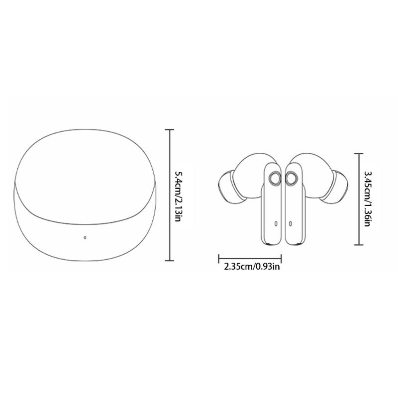 Wireless Translator Earbuds Languages Noise Cancelling Bluetooth-compatible Headset Artificial Intelligence Translator