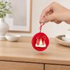Porta-moedas de Natal para Mulheres Meninas Fofo Boneco de Neve 3D Rena Árvore Mini Pelúcia