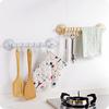 Adjustable Suction Wall Hanging Stand Hook Strong Bearing Stick Hook Kitchen Wall Hanger Bathroom Kitchen Supplies Hooks