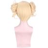 Anime Wig Synthetic Hair Ferry I Am A Body Cosplay Split Tiger Mouth Clip Milk Gold