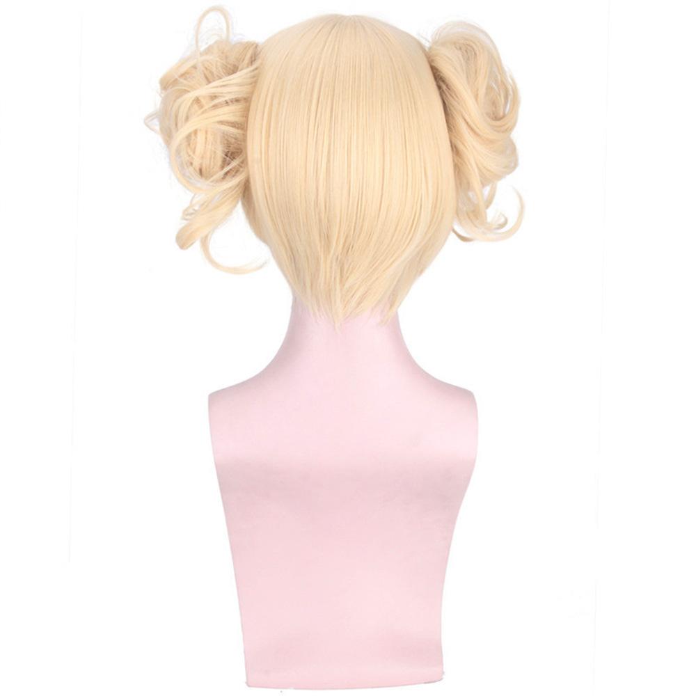 Anime Wig Synthetic Hair Ferry I Am A Body Cosplay Split Tiger Mouth Clip Milk Gold