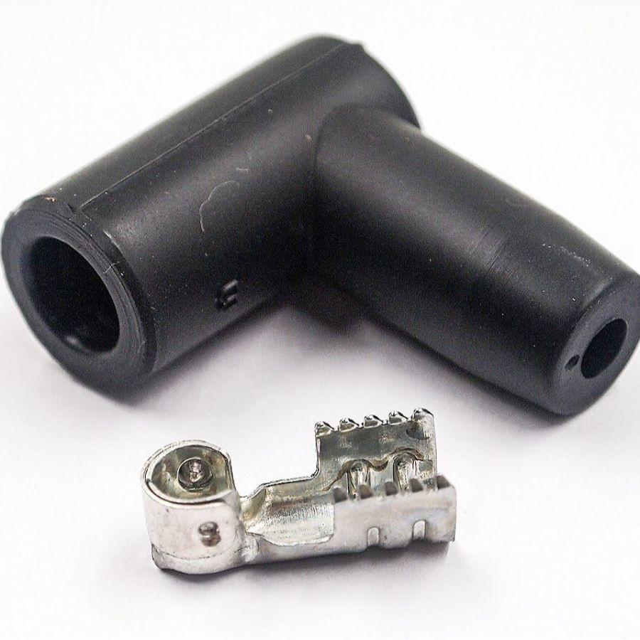 Plug Boot Terminal Kit - 90 Degree Distributor and Coil Boot Ignition Wire (8