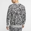 Nike SB Print Skateboard Crew Neck Sweatshirt Men Tops Dark-Hemp-Grey BV8349-010