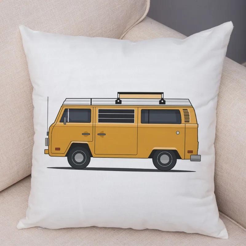 Cartoon Toy Car Decorative Pillowcase Car Ornaments Office Living Room Sofa Home Pillowcase