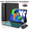 Case for Xiaoxin Pad Pro 12.7 Inch , Magnetic Bluetooth Keyboard Cover for Idea Tab Pro 12.7 (TB373FU/TB375FC)