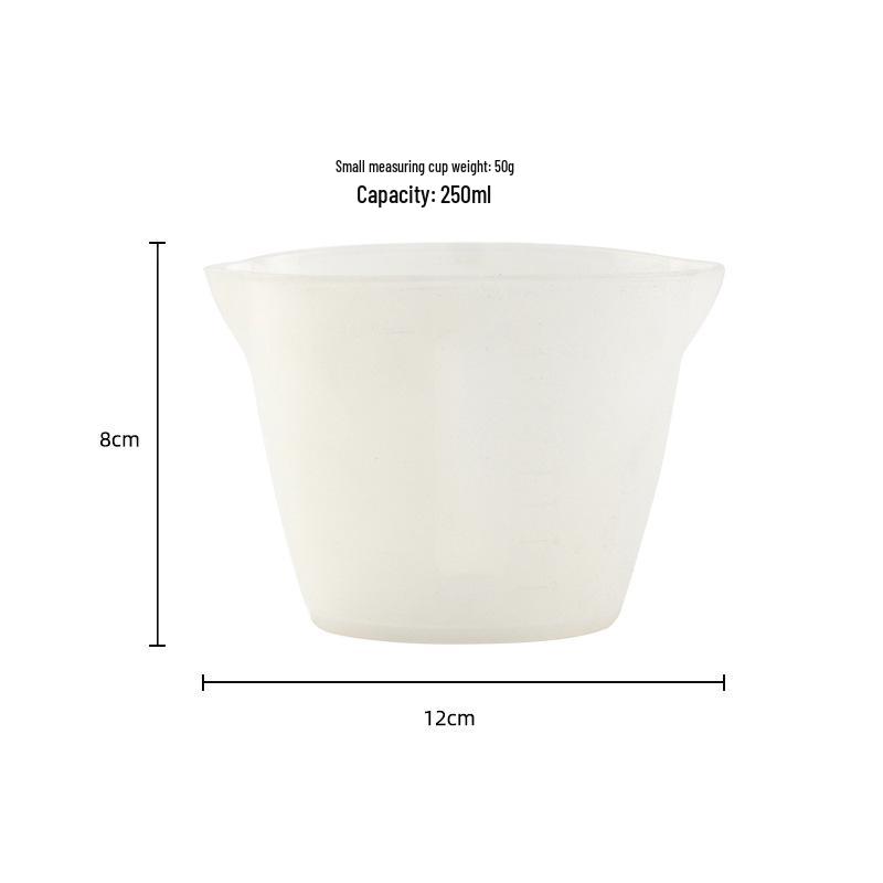 500 ml silikoninis matavimo puodelis kepimui ir „pasidaryk pats“ darbams