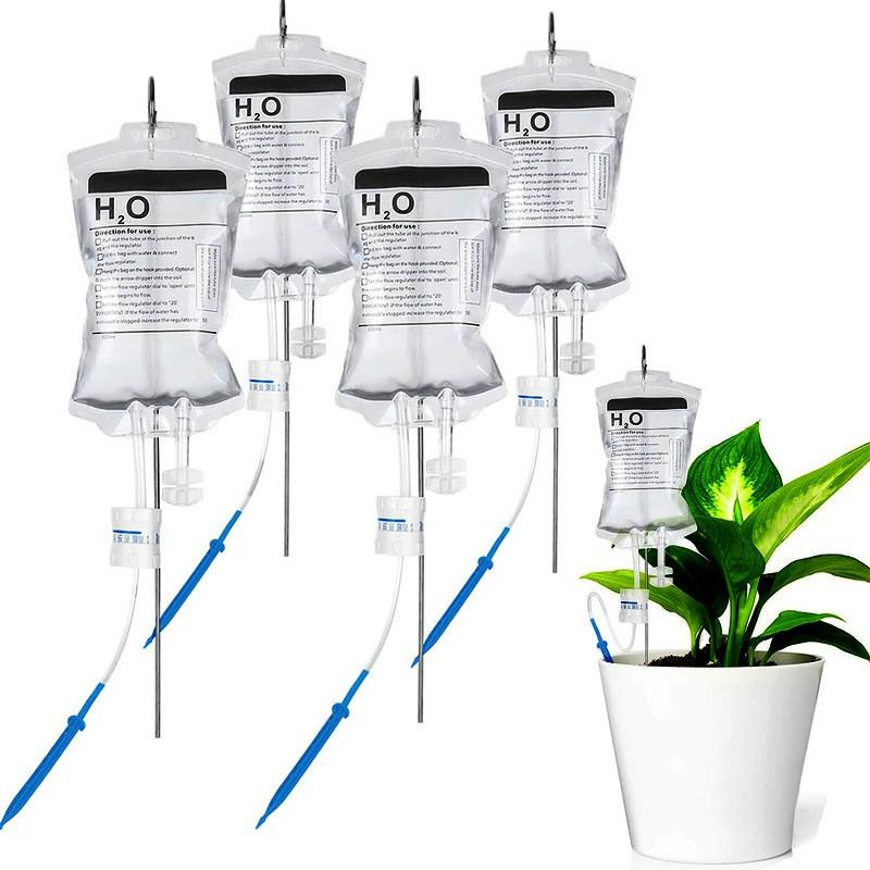 

ABS+PVC 350ML Irrigation Drip Bag Automatic Plants Self Watering Tool Device Type A