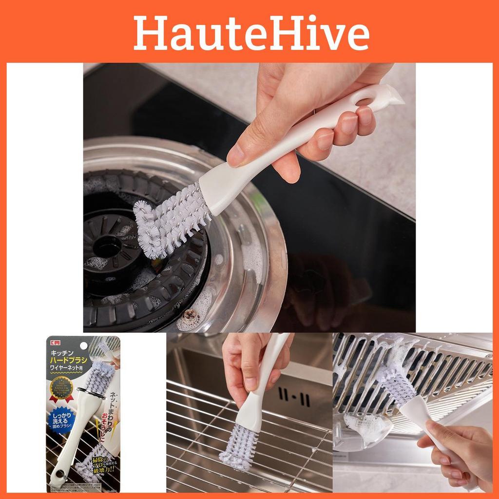 Stainless Steel And Nylon Gas Stove Cleaning Brush For Oven Sink And