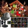 Christmas LED Projector Light Holiday Lights Projector Halloween Projector Light Outdoor with 16 Slides Landscape Projector Lamp