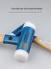 Non-Rebound Large Rubber Mallet - Small Nylon Hammer for Doors & Windows Installation