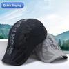 New Letter Print Quick Dry Hat Breathable Quick Dry Breathable Mesh Cap Net Mesh Sunshade Newsboy Cap Golf Driving